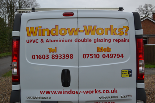 Steve and the Window Works van